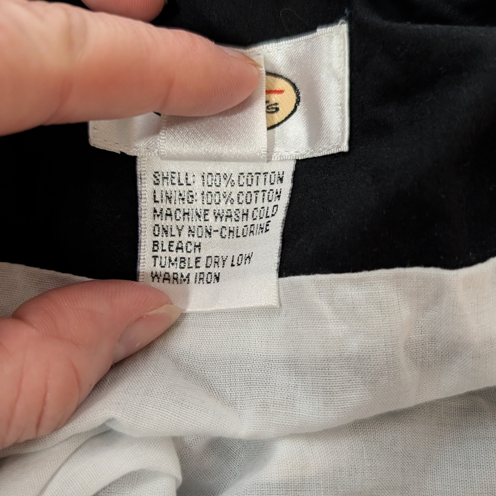 *2 FOR 1* Talbots Black and Multicolor A-Line Skirt - Picture 8 of 8
